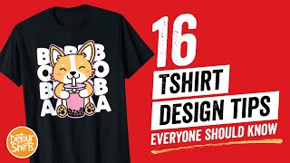 16 EASY TShirt Design Tips to Create Shirts That Sell 💸 Go from Beginner to Pro with Examples [upl. by Atnauqahs]