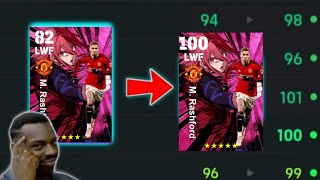 How to train blue lock rashford in efootball 2024 mobile  Rashford efootball 2024 max level pes [upl. by Columba]