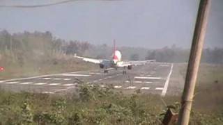 Airbus A319 Landing In Dimapur Nagaland [upl. by Leahey]