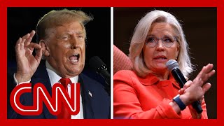 Trump amplifies posts calling for televised military tribunal for Liz Cheney [upl. by Moneta]