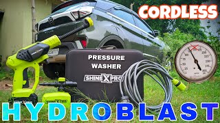 Shinexpro Hydroblast cordless PRESSURE washer  Detailed REVIEW [upl. by Norrab]