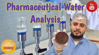 Microbiological Analysis of pharmaceutical water [upl. by Boote103]