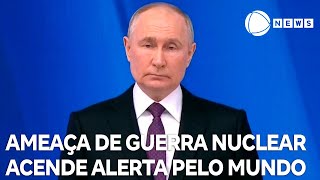 Ameaça de guerra nuclear acende alerta [upl. by Aytnahs]