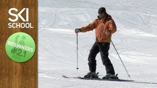 Beginner Ski Lesson 21  Committing to the Downhill Ski [upl. by Ihsir103]