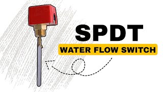 Water flow switchSPDTPaddle Type flow switch [upl. by Lyrred]