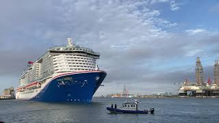 Carnival Jubilee  First Time Cruise Ship Arrived In Galveston [upl. by Becht938]