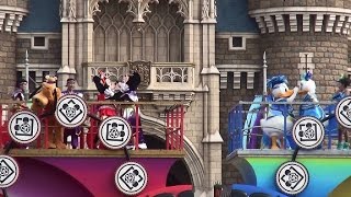 （ミキミニVSドナデシのチュー合戦回）【TDL】雅涼群舞 20140714 3回目公演 [upl. by Enicnarf534]