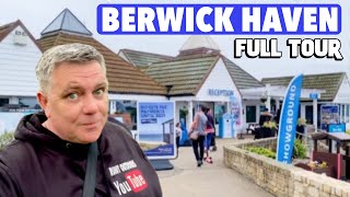 Berwick Haven Caravan Park FULL Tour  Caravan Tour [upl. by Dlorad]