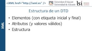 Document Type Definition DTD parte 1 [upl. by Esinned]