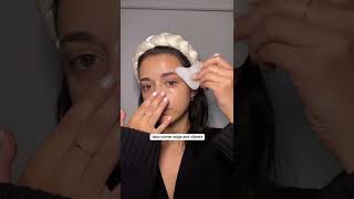 gua sha routine for hoodeddrooping eyes [upl. by Abel]