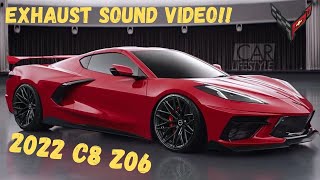 2022 Corvette C8 Z06 Spy Shots and Exhaust SOUND Mid Engine Corvette [upl. by Nodyl]