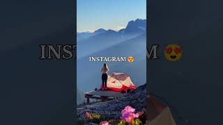 Instagram vs Reality 🌍 shorts nature trendingshorts travel adventure instagram destination [upl. by Revell425]