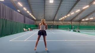 Marie Egeland Henriksen college tennis video Fall 2025 [upl. by Seidnac525]