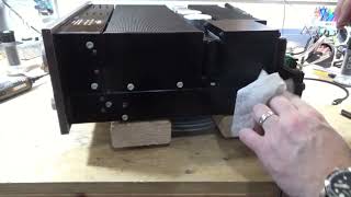 McIntosh MAC1900 Stereo Receiver Repair Part 1  Removing amp Cleaning the Face Plate [upl. by Knitter]