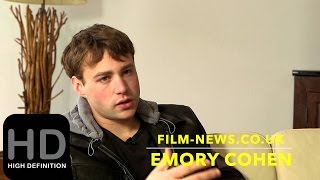 Emory Cohen I Interview I FilmNewscouk [upl. by Dhiman]