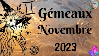 GEMEAUX 🧿 NOVEMBRE 2023🍂 Miracle  rien de vous résiste 🌈🫠 [upl. by Dennard]