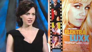 Elektra Luxx  Exclusive Carla Gugino Interview [upl. by Jarred]