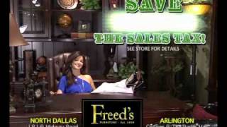 Freeds Furniture Year End Sale [upl. by Anerahs]