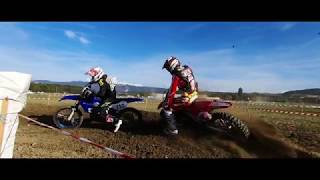 Course Moto sur Prairie  Viry Haute Savoie 89 Septembre 2018 [upl. by Norrehc219]