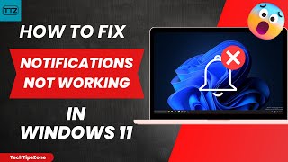 How to Fix Notifications Not Working on Windows 11 or 10  Fix Popup and App Notifications [upl. by Shakespeare442]