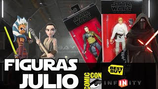 Star Wars Figuras De Julio [upl. by Aikemat]