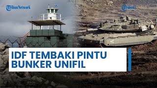 Tak Cuma Tembak Prajurit TNI UNIFIL di Lebanon Israel Juga Tembaki Pintu Bunker Pasukan Perdamaian [upl. by Funda]