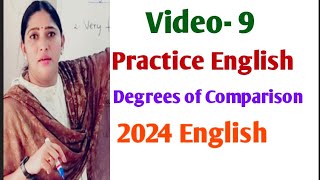 Practice English Video 9 Degrees of Comparison [upl. by Ninnahc17]