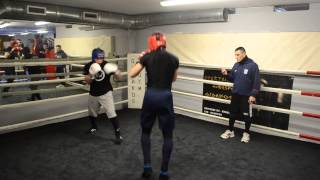 Nikos Gidakos Spartan Warriors Boxing sparring [upl. by Amory630]