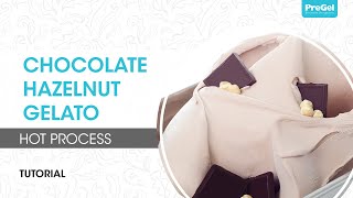 Hot Process Chocolate Hazelnut Gelato [upl. by Arbua]