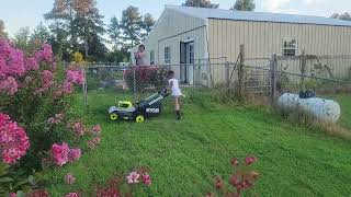 NEW RYOBI LAWNMOWER [upl. by Gathard180]