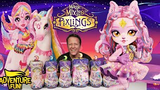 7 Magic Mixies Pixlings Shimmerverse Unia Unicorn amp Rainbow Star Pegacorn AdventureFun Toy review [upl. by Eiuqnom]