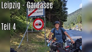 Endboss Brennerpass  Bikepacking  Leipzig  Gardasee Teil 4 [upl. by Ennahtebazile649]