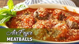 How to Make the BEST Air Fryer Meatballs  EASY amp DELICIOUS 😋 [upl. by Eads833]