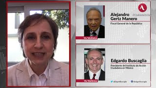 Aristegui Noticias presenta el debate entre Edgardo Buscaglia y Alejandro Gertz Manero [upl. by Luy305]