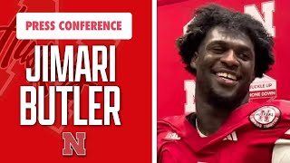 Nebraska football DL Jimari Butler discusses Colorado win I Nebraska Huskers I GBR [upl. by Nedak]