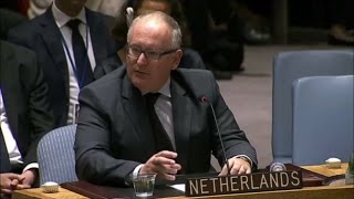 MH17  Timmermans toespraak VN Veiligheidsraad [upl. by Lyon]