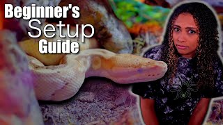 Ball Python Setup Guide 2022 [upl. by Susette343]