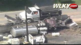 Raw Video Chemical Spill In Ind [upl. by Terrel]