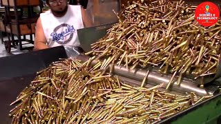 How Bullets Are Made Modern Ammunition Manufacturing ProcessInside Bullets Factory Ammo Plant [upl. by Vinna]