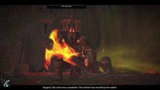 WoW Legion 73 Ingame Cinematic  Sargeras amp Aggramar [upl. by Noremmac]