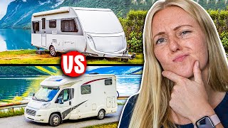 Wohnmobil vs Wohnwagen  Und der klare Gewinner ist 🤐 [upl. by Arrad275]