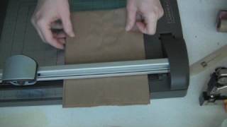 Scrapbook Album made out of paper lunch bags [upl. by Kimmel]