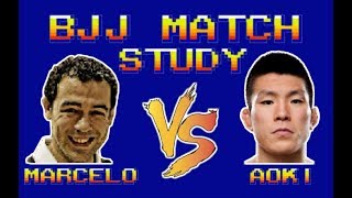 BJJ Match Study Marcelo Garcia vs Shinya Aoki ADCC 2005 [upl. by Barbuto]