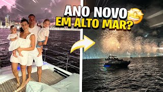 PASSAMOS O ANO NOVO EM UM BARCO Virada em Balneário Camboriú 2023 ✨  Amanda Lunelli [upl. by Marci110]