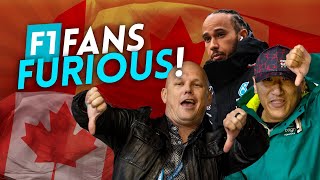 CANADIAN F1 FANS are FURIOUS [upl. by Eneluqcaj]