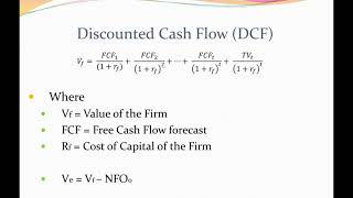 Introduction to Discounted Cash Flows Method [upl. by Anilem]