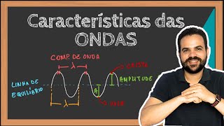 Características das ondas  Período Frequência comprimento de onda e velocidade de propagação [upl. by Ilera205]