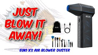 EUKI X3 Air Blower Duster Review [upl. by Janelle]