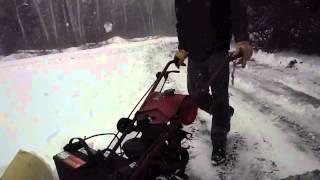 1957 Gravely LI snow plowing [upl. by Alexei544]