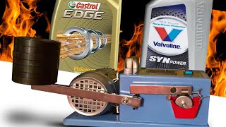 Castrol Edge 0W40 vs Valvoline SynPower 0W40 Test olejów silnikowych 100°C [upl. by Nodnerb]